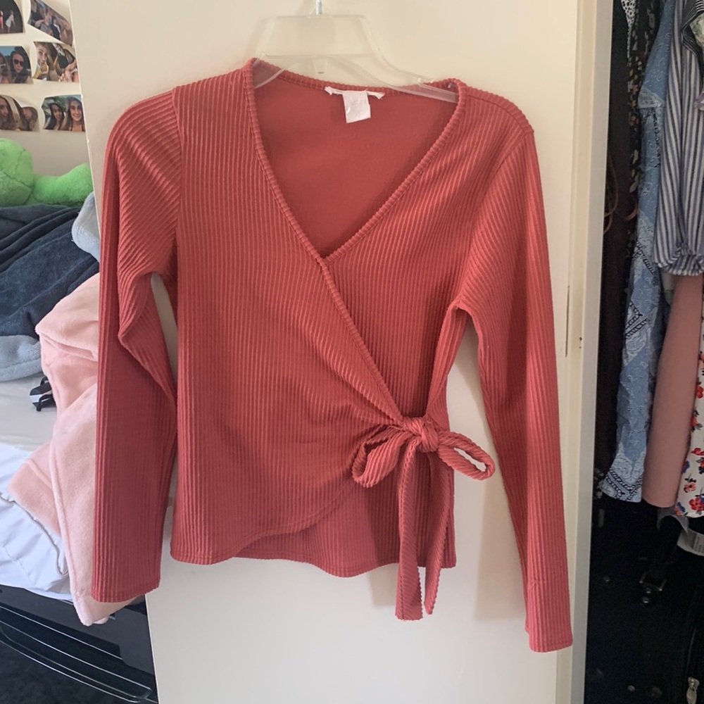 Caution to the Wind Pink Blouse/Sweater